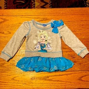 Disney Elsa Tutu style Sweatshirt